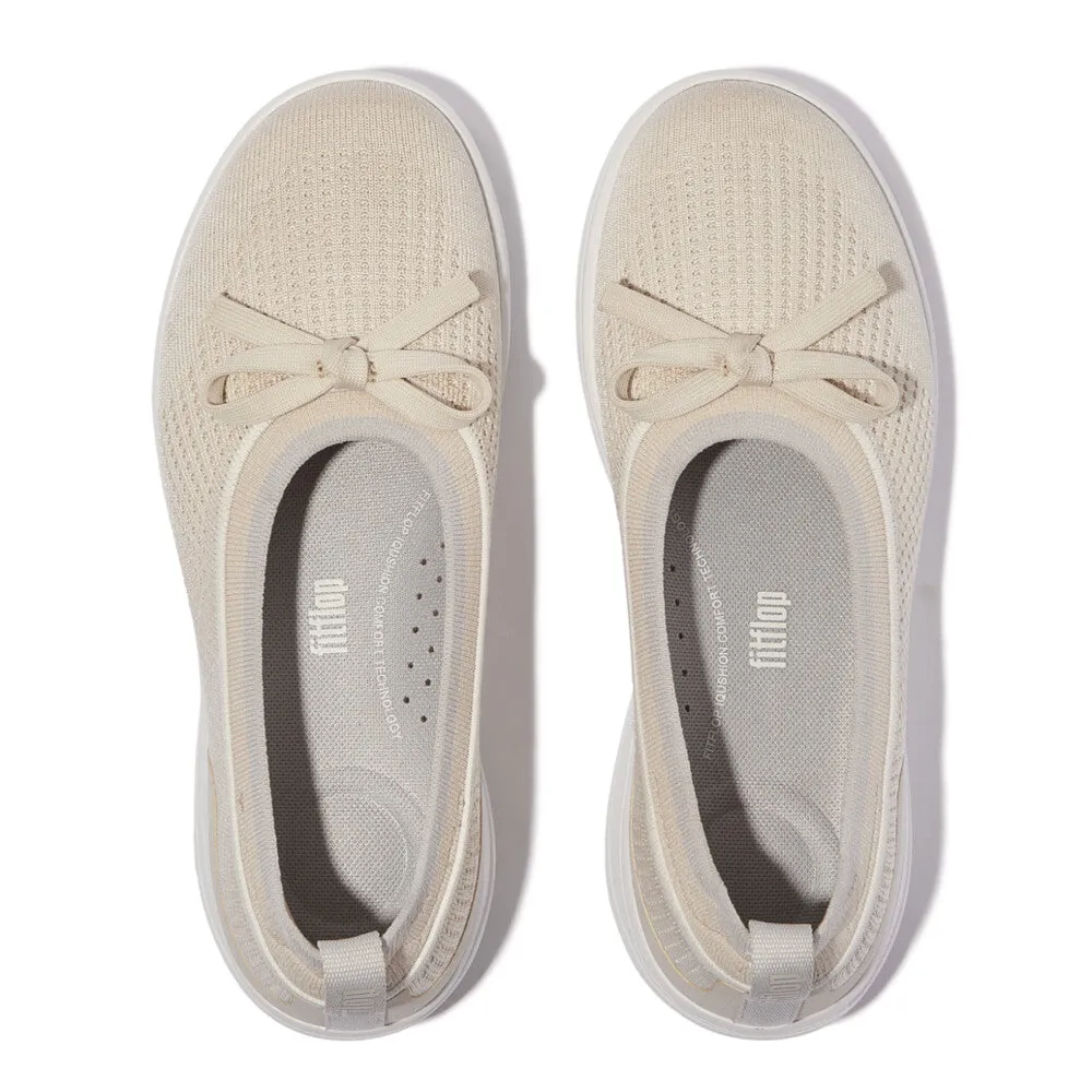 รองเท้าทรงบัลเล่ต์ ผู้หญิง รุ่น SUPER-Q BOW KNIT BALLET FLATS