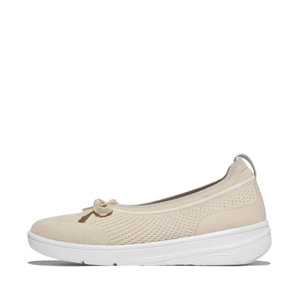 รองเท้าทรงบัลเล่ต์ ผู้หญิง รุ่น SUPER-Q BOW KNIT BALLET FLATS