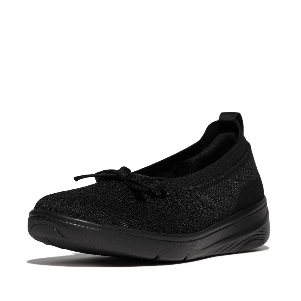 รองเท้าทรงบัลเล่ต์ ผู้หญิง รุ่น SUPER-Q BOW KNIT BALLET FLATS