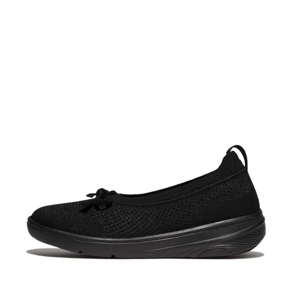 รองเท้าทรงบัลเล่ต์ ผู้หญิง รุ่น SUPER-Q BOW KNIT BALLET FLATS