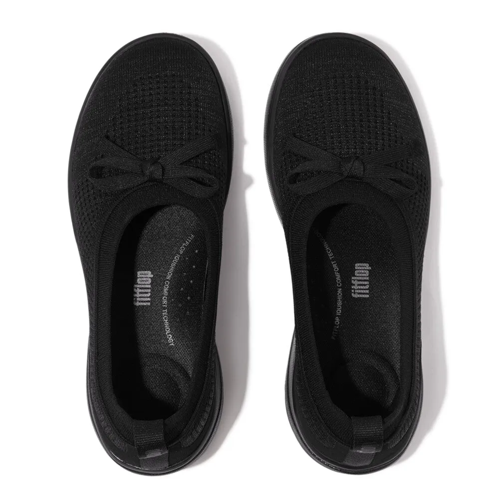รองเท้าทรงบัลเล่ต์ ผู้หญิง รุ่น SUPER-Q BOW KNIT BALLET FLATS
