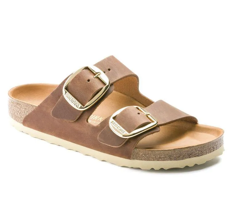 BIRKENSTOCK - ARIZONA BIG BUCKLE OILED LEATHER SANDAL