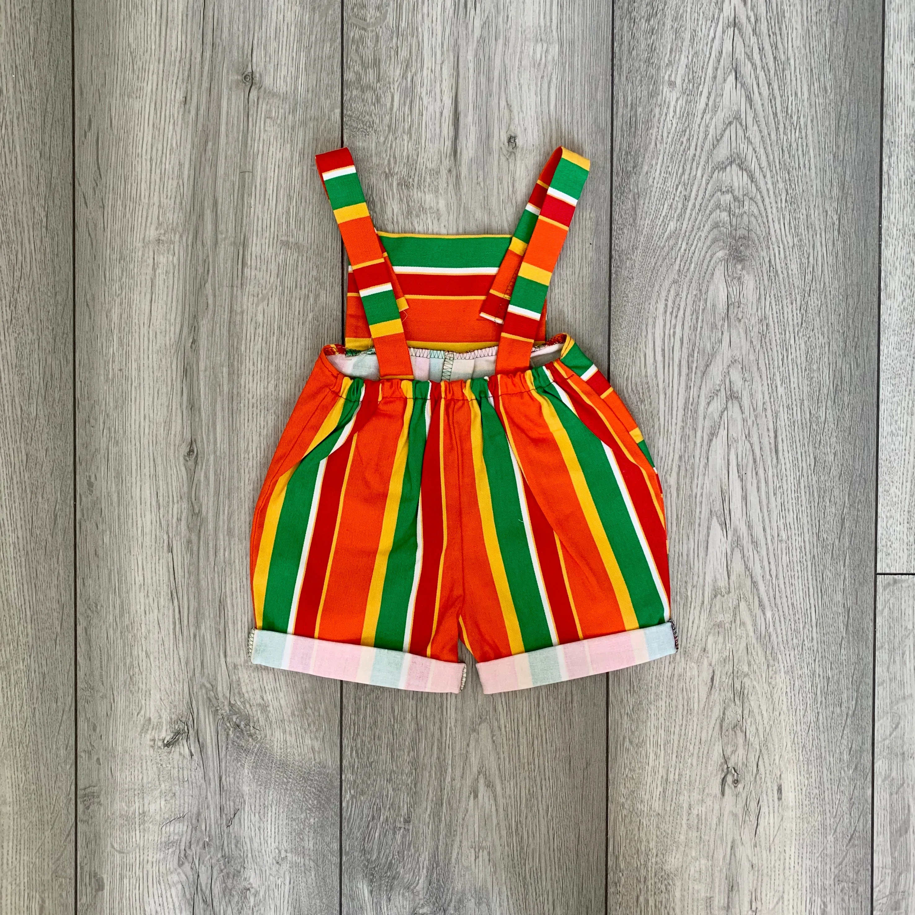 Citrus Striped Cotton Summer Playsuit