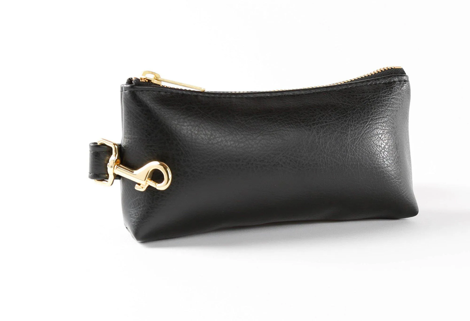 Classic Black Vegan Leather Bag