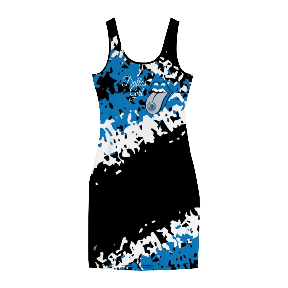 Dallas B-Ball Women's Tank Dress - Black