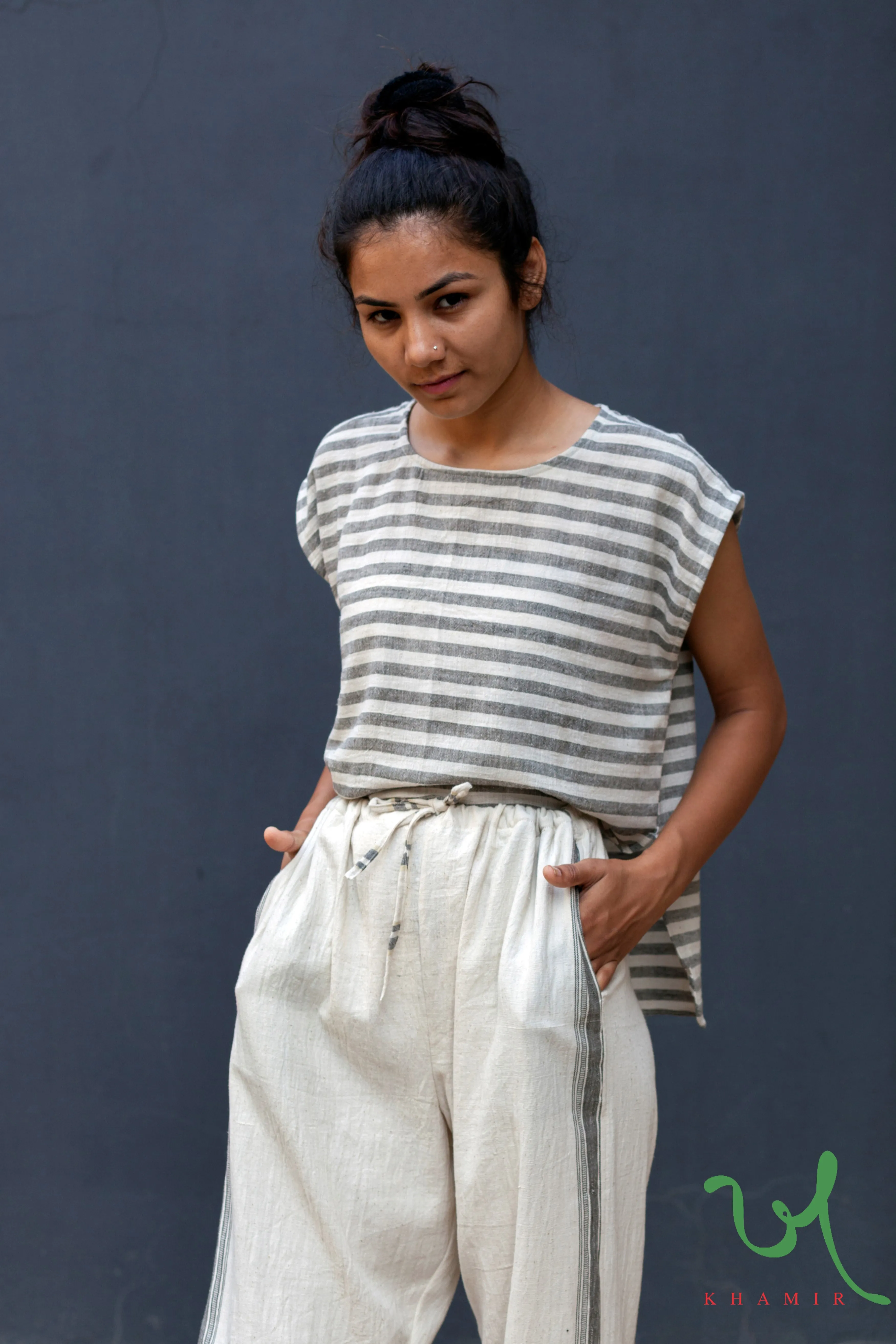 Drawstring Kala Cotton Pajama