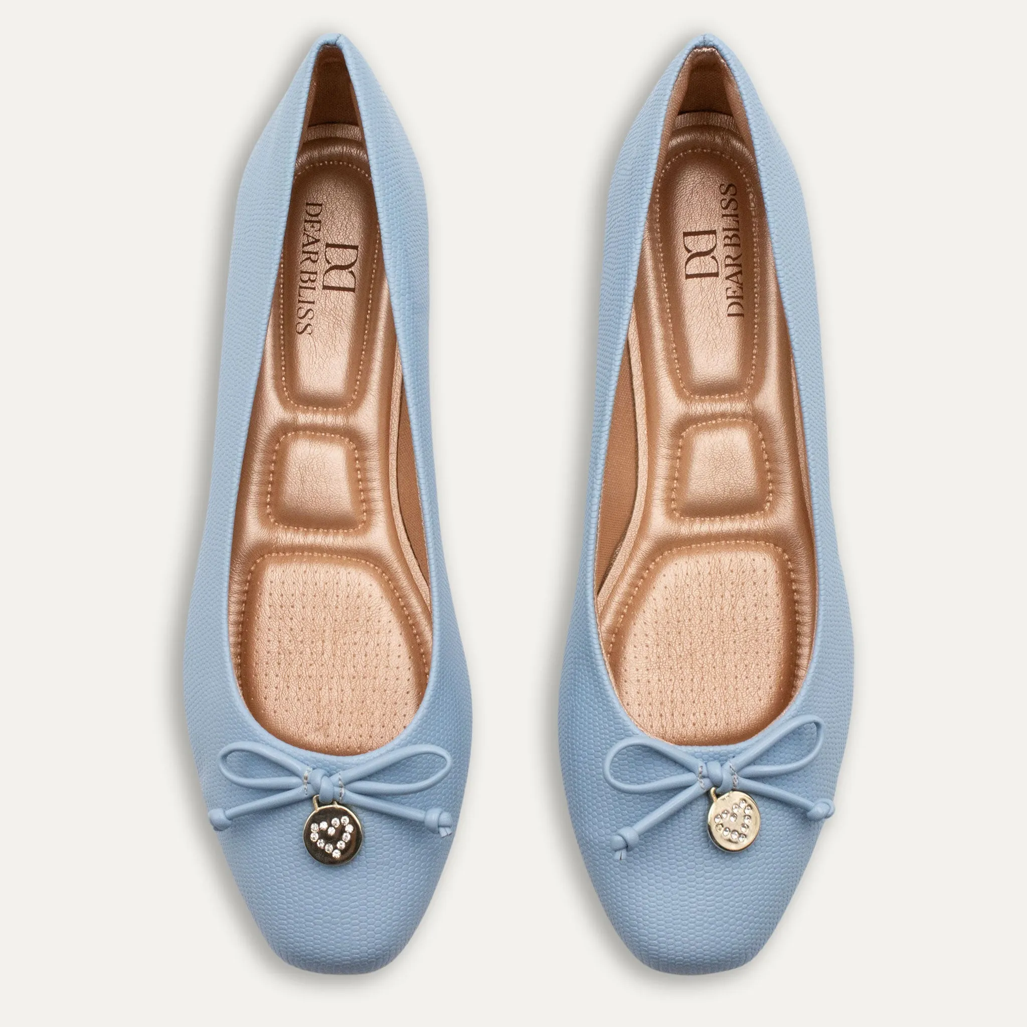 Ese Blue Ballet Flats