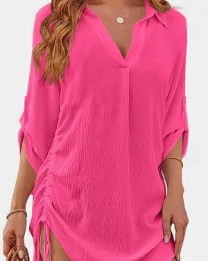 Esme – Relaxed Bohemian V-Neck Dress
