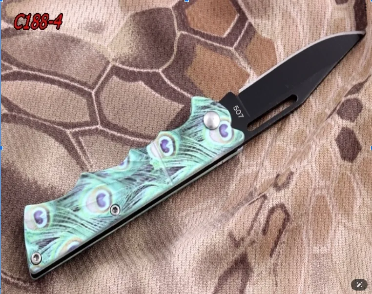 Folding Pocket Knife Stainless-Steel Blade Outdoor Sleek Design EDC Clip