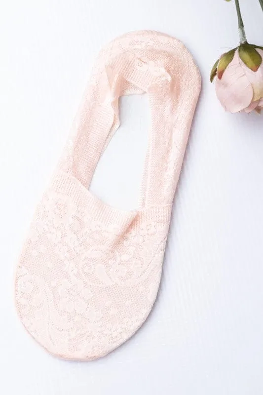 ❤️GYPSY FOX - No-Slip Floral Lace Socks by Aili's Corner