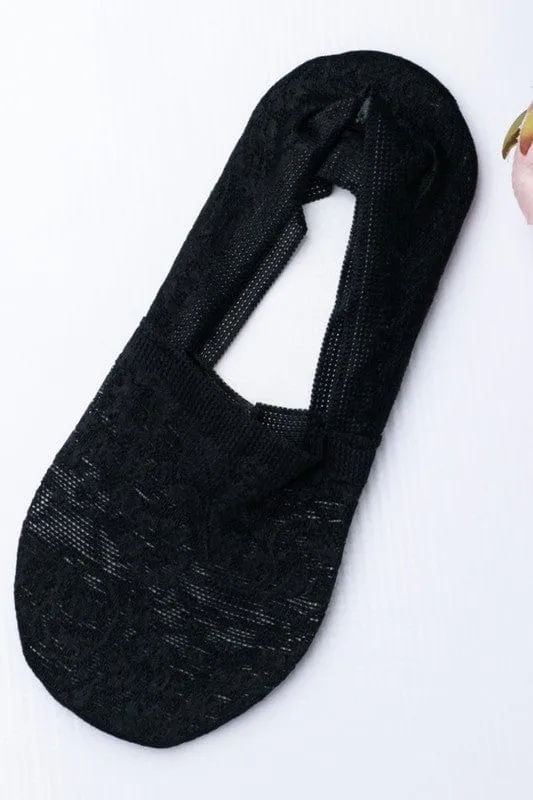 ❤️GYPSY FOX - No-Slip Floral Lace Socks by Aili's Corner