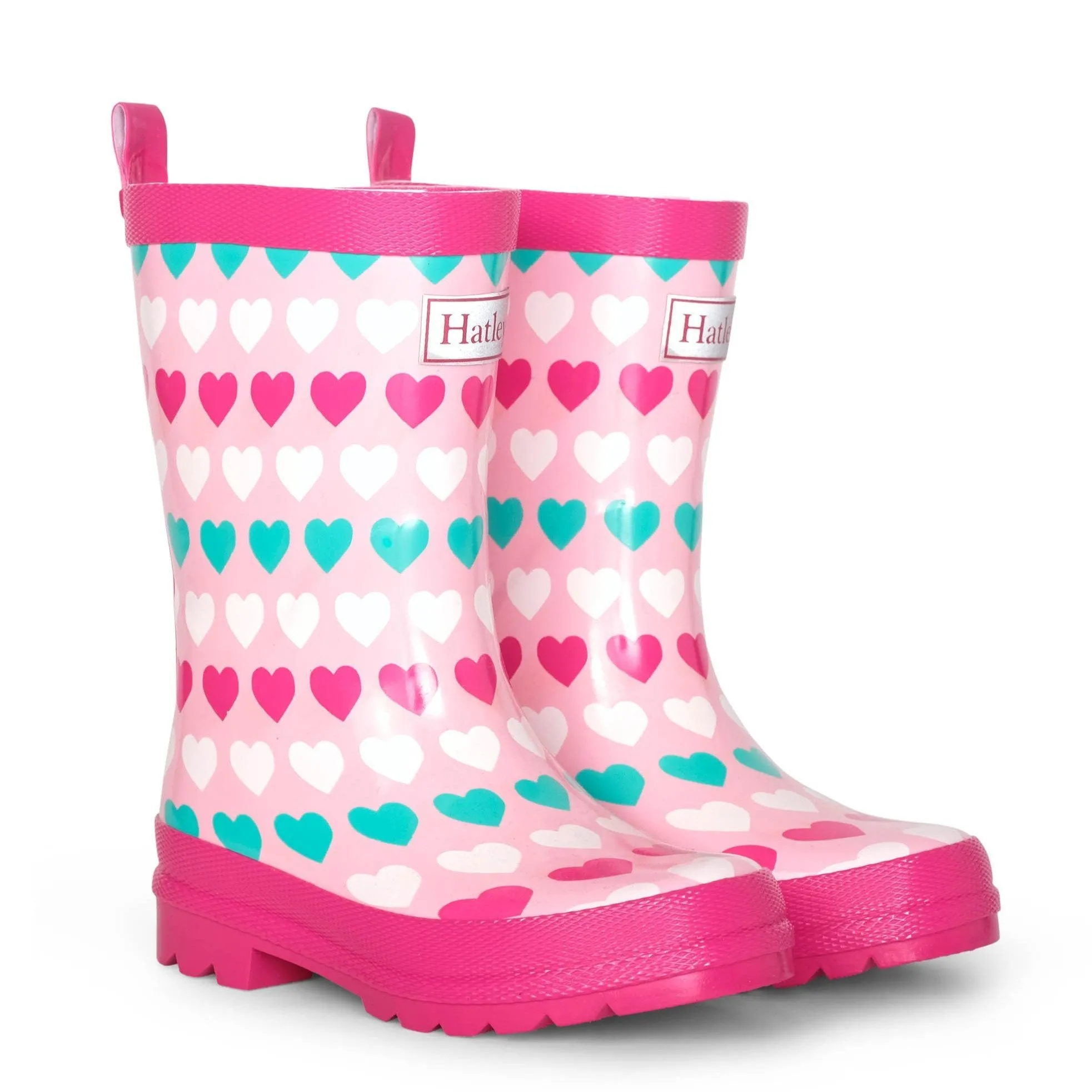 Hatley Rain Boots - Multi Hearts