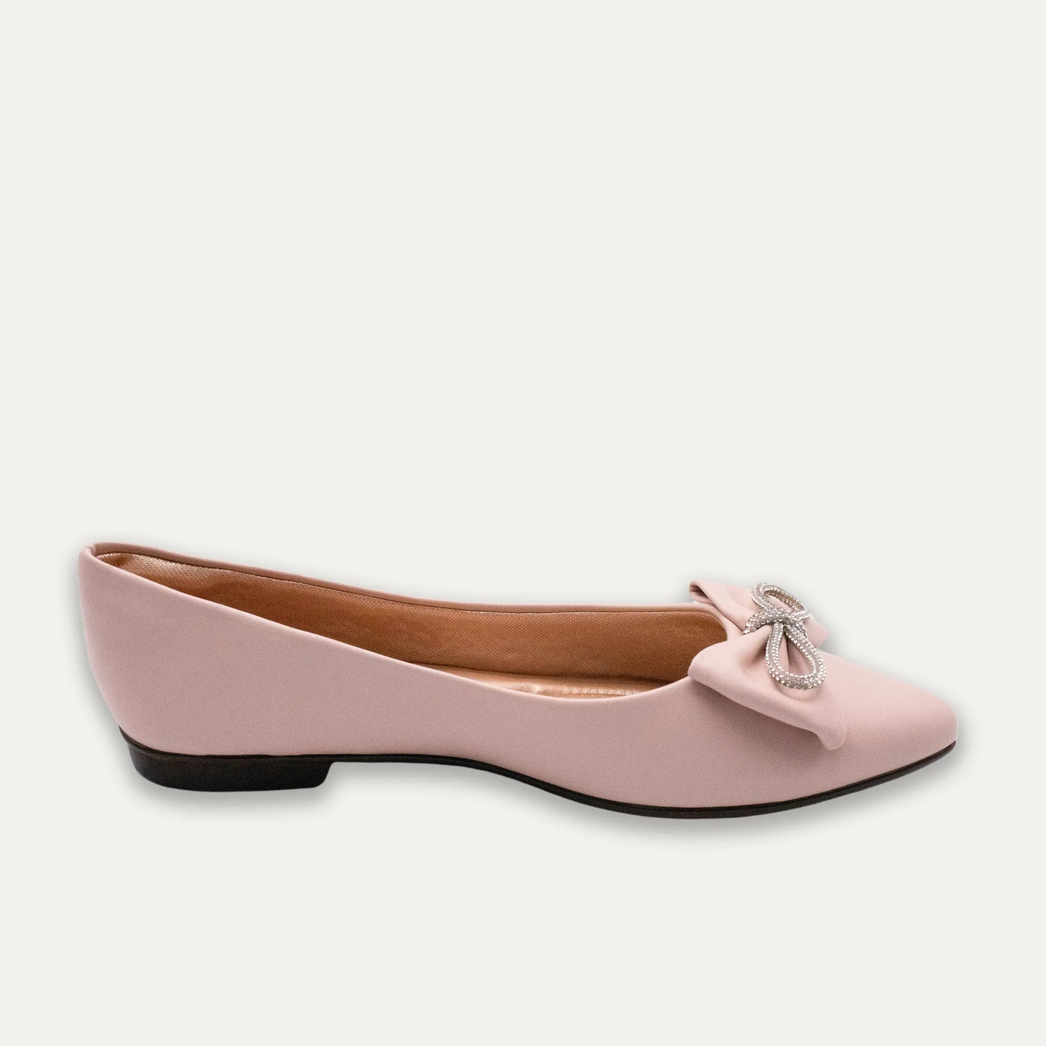 Julieta Crystal Lazo Candy Pointed Toe Flats