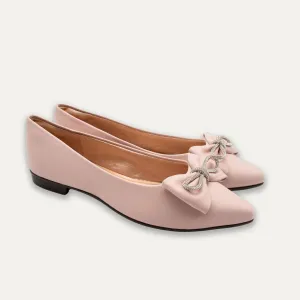 Julieta Crystal Lazo Candy Pointed Toe Flats
