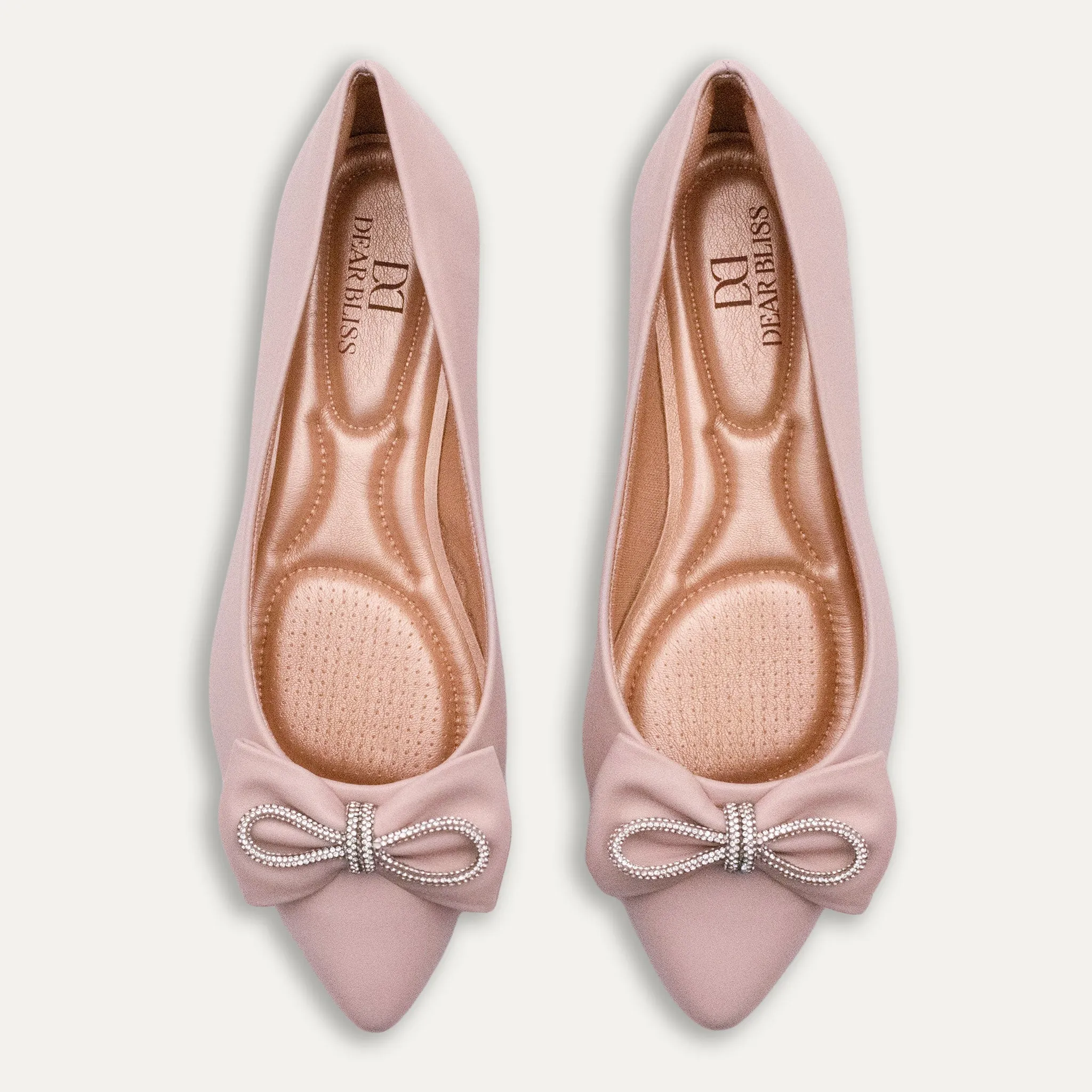 Julieta Crystal Lazo Candy Pointed Toe Flats
