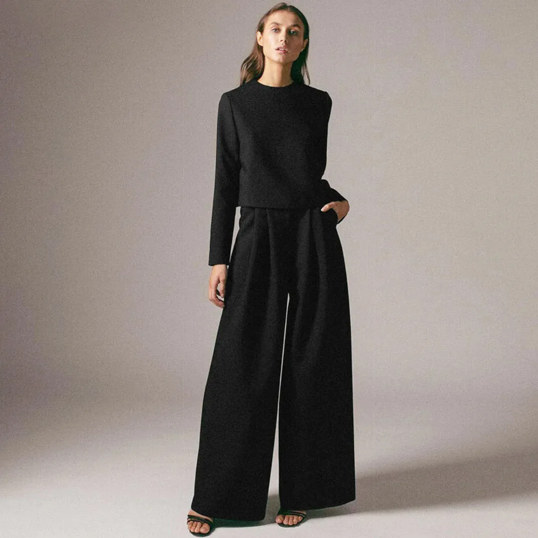 Karina - Elegant Two-Piece Palazzo Set for Women