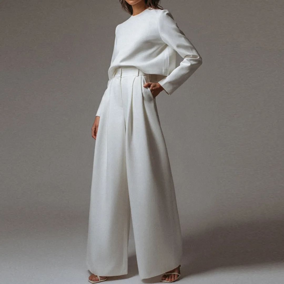 Karina - Elegant Two-Piece Palazzo Set for Women