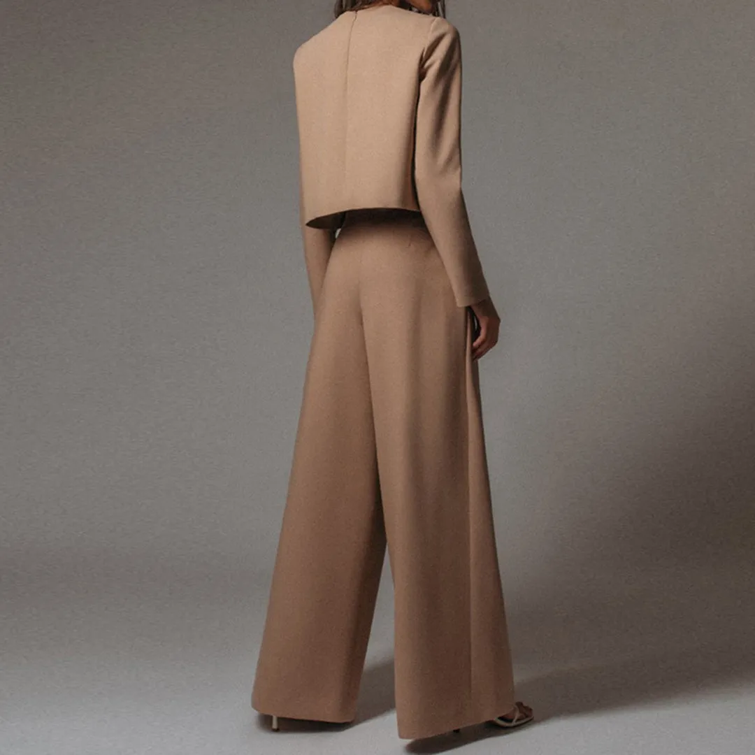 Karina - Elegant Two-Piece Palazzo Set for Women