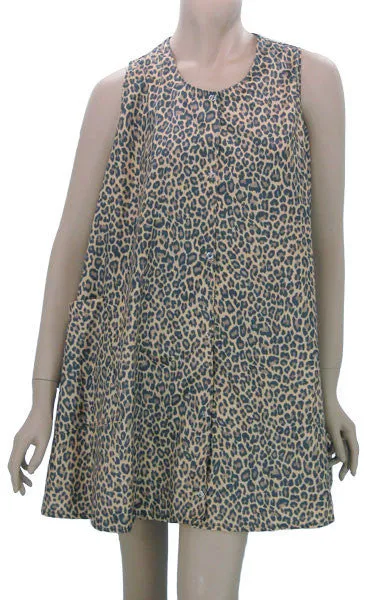Leopard Salon Smock One Size