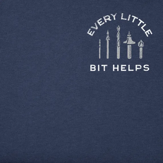 Life is Good Men's Every Little Bit Helps Crusher Tee