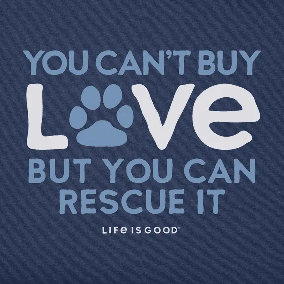 Life is Good Women's You Can Rescue Love Crusher Vee