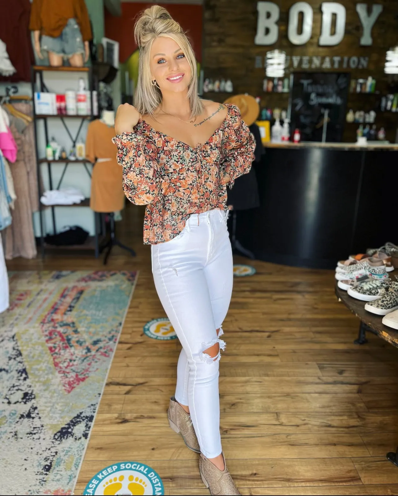 Lightweight Floral Top