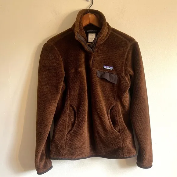 Patagonia Half Snap Re-Tool fleece brown Women’s size small