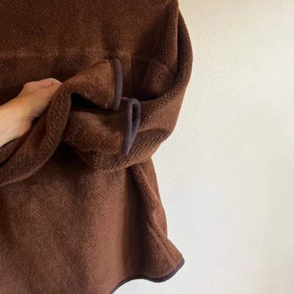 Patagonia Half Snap Re-Tool fleece brown Women’s size small