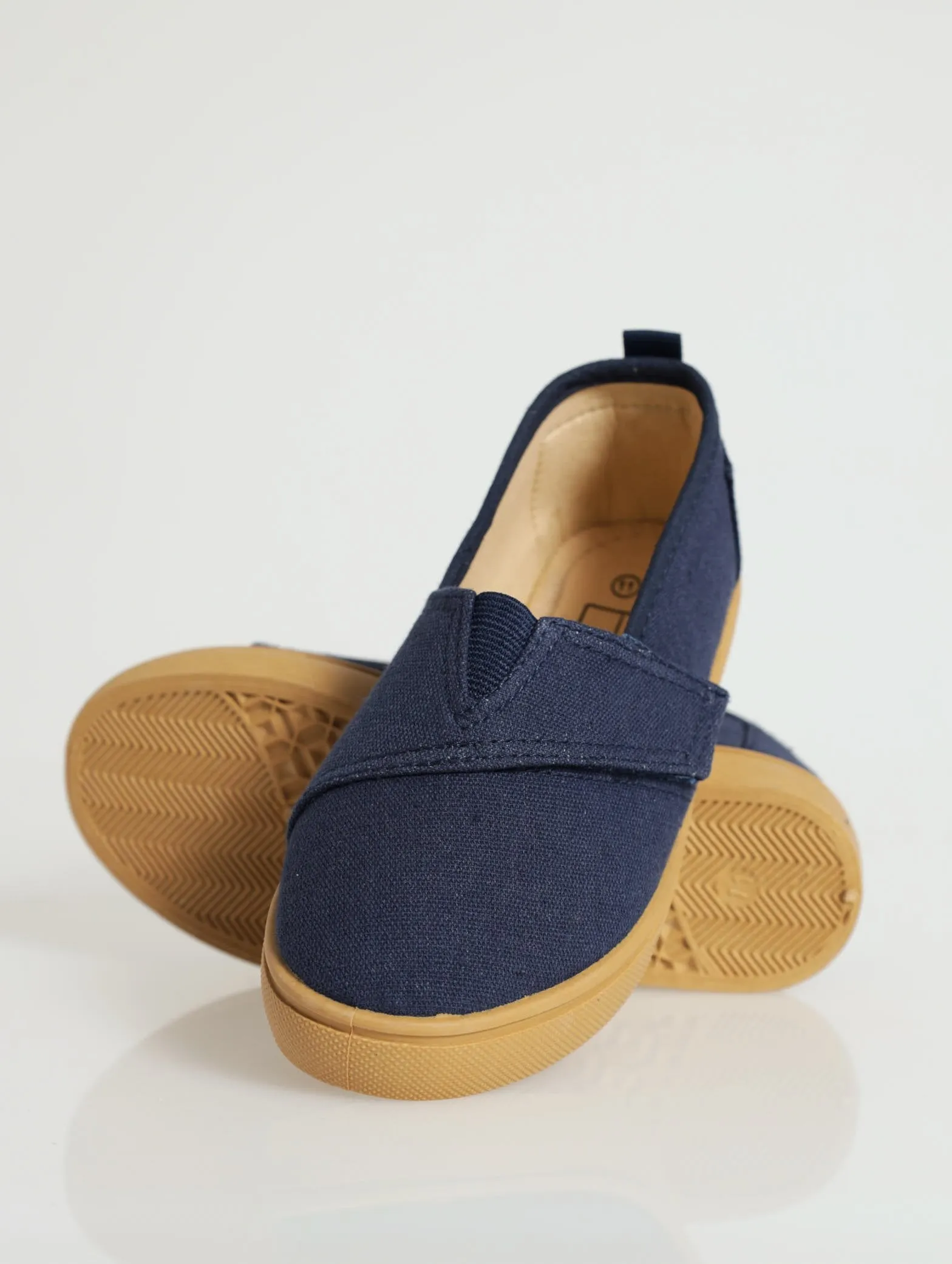 Pre-Boys Velcro Slip-On Sneaker - Navy