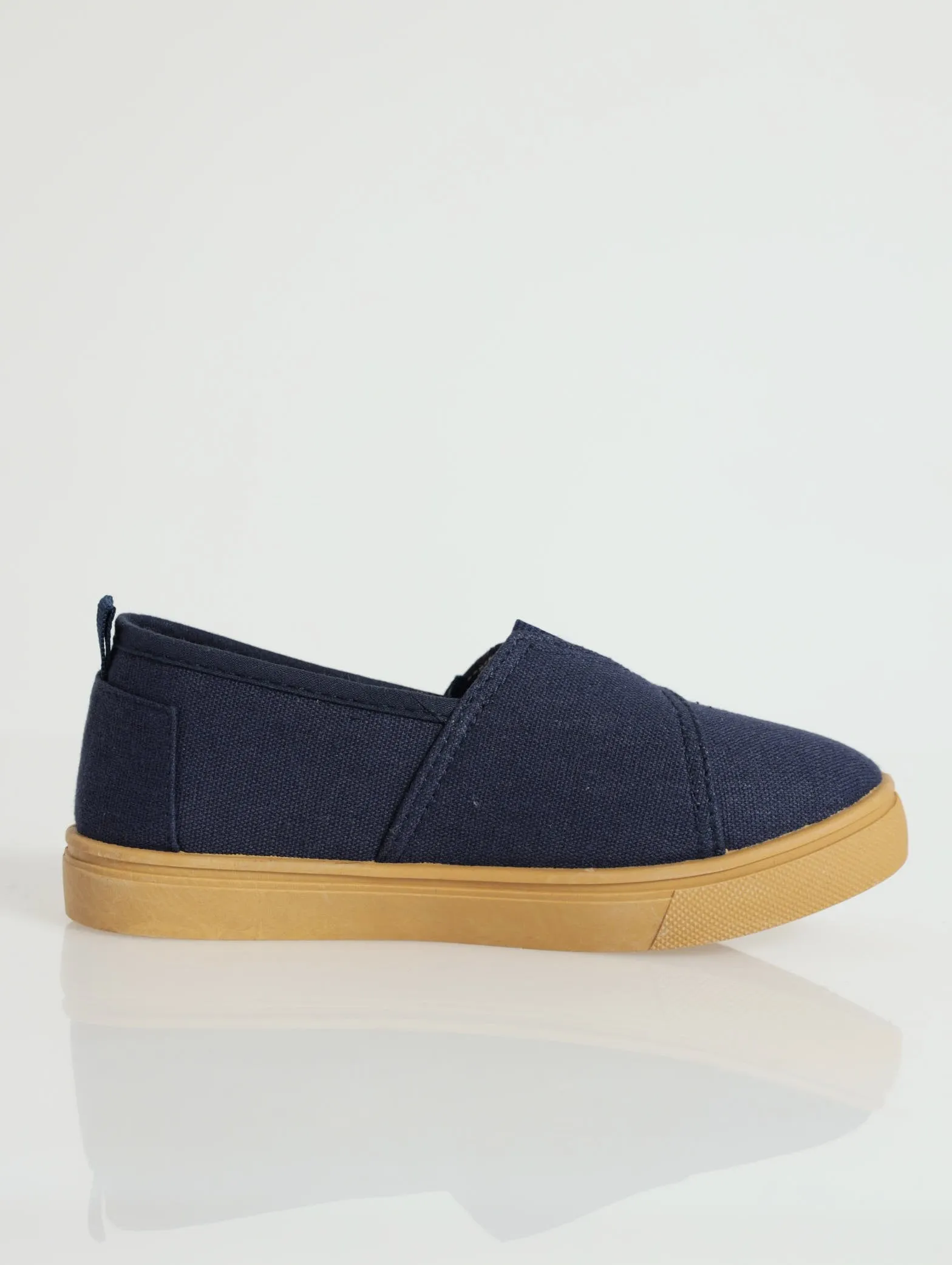 Pre-Boys Velcro Slip-On Sneaker - Navy