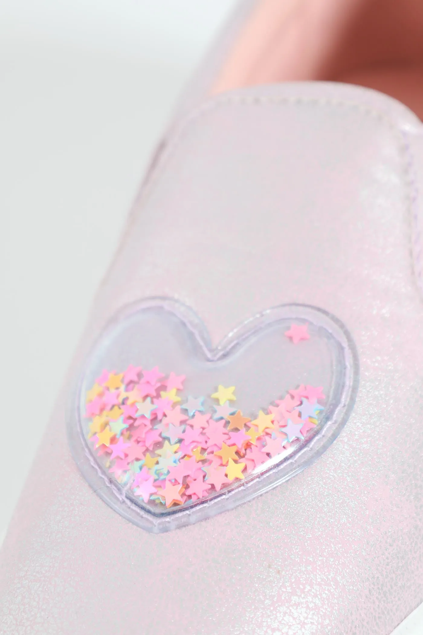 Pre-Girls Sprinkle Heart Slip On Sneaker - Lilac