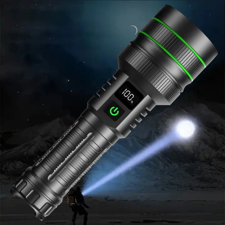 RECON GS2 Mk2 Ultra Long Distance High Power Rechargeable LED Flashlight 5000   Lumens