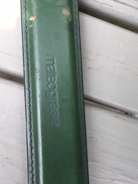 SOLD Strap Chairs Green 1980s Set of Four