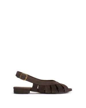 Sophie 20 Calf suede Coffee brown