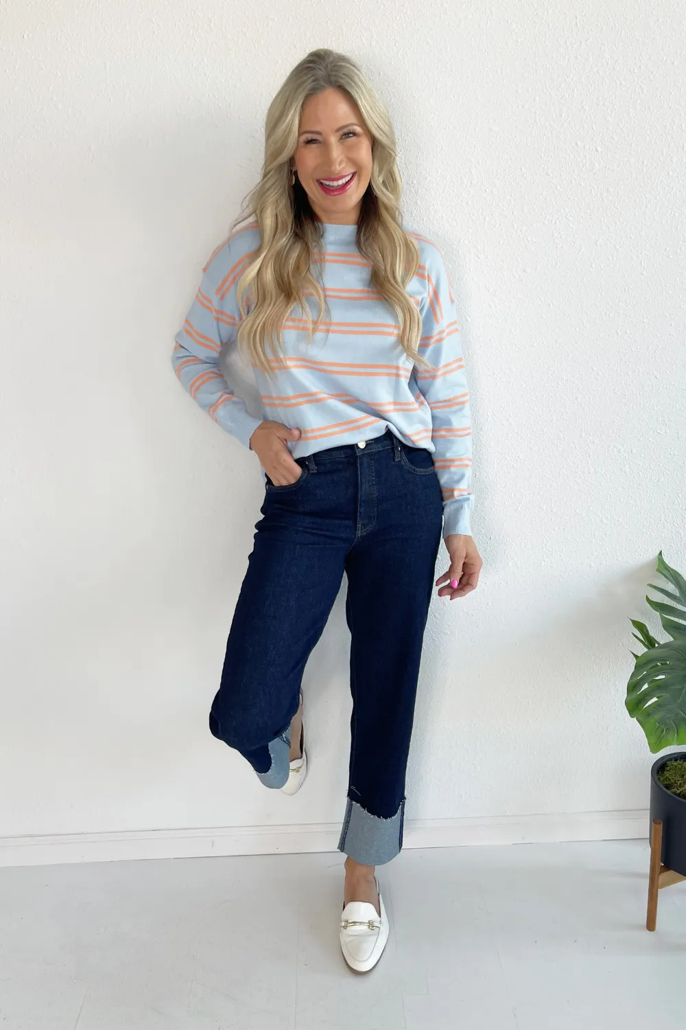 Striped Lightweight Sweater