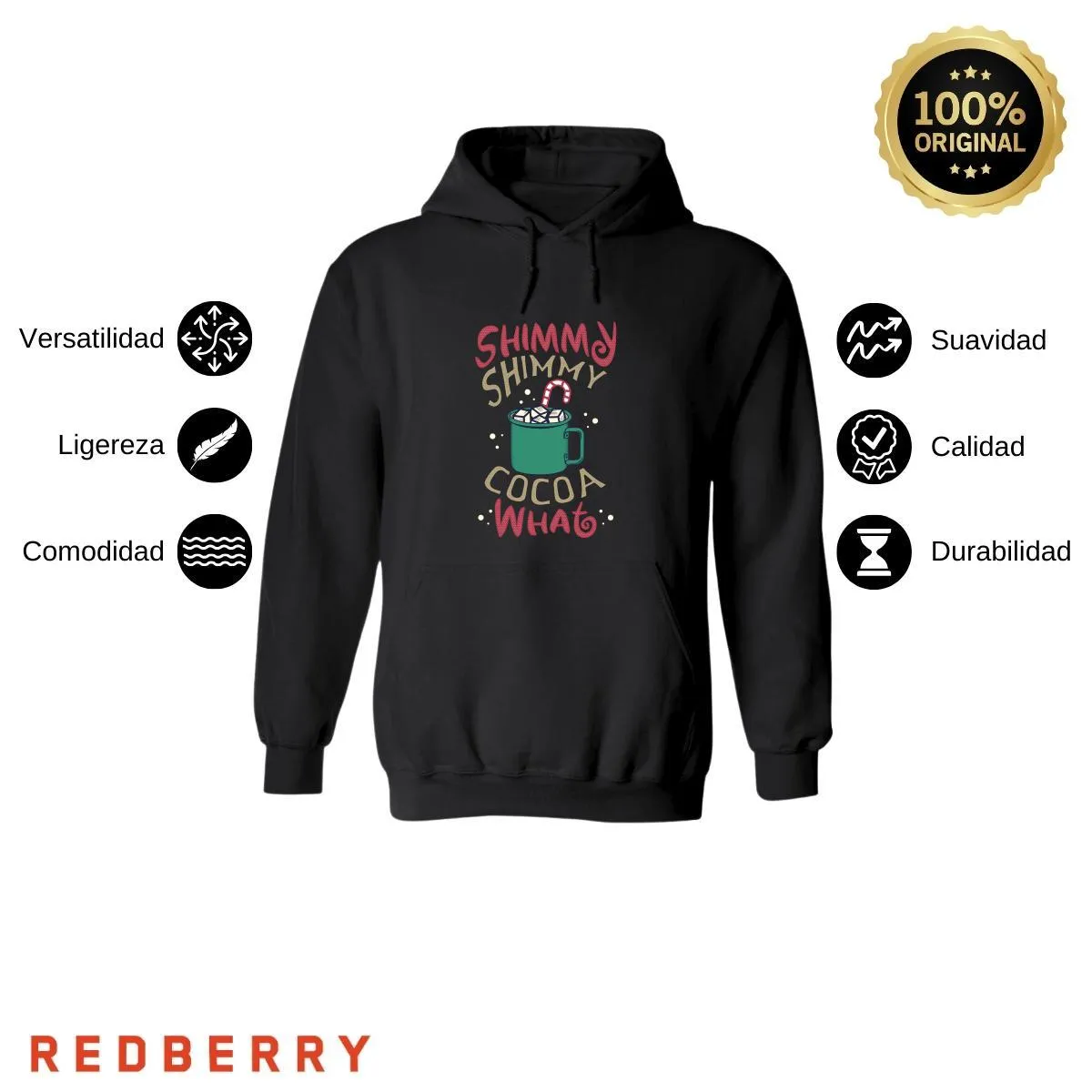 Sudadera Deportiva Mujer Navideña Hoodie 006