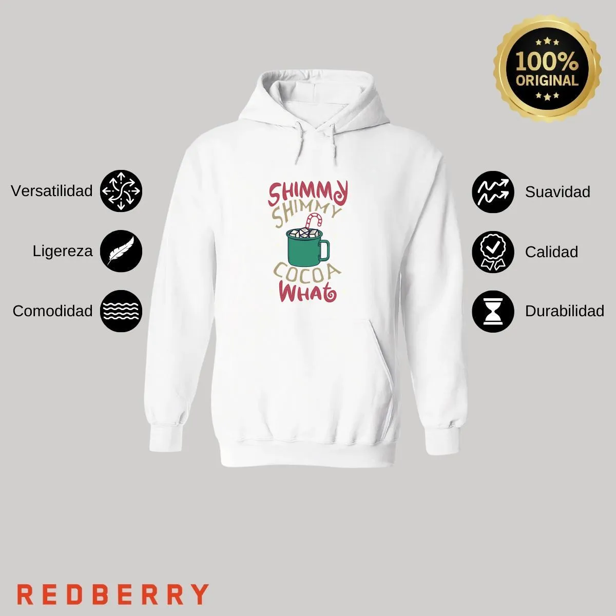 Sudadera Deportiva Mujer Navideña Hoodie 006