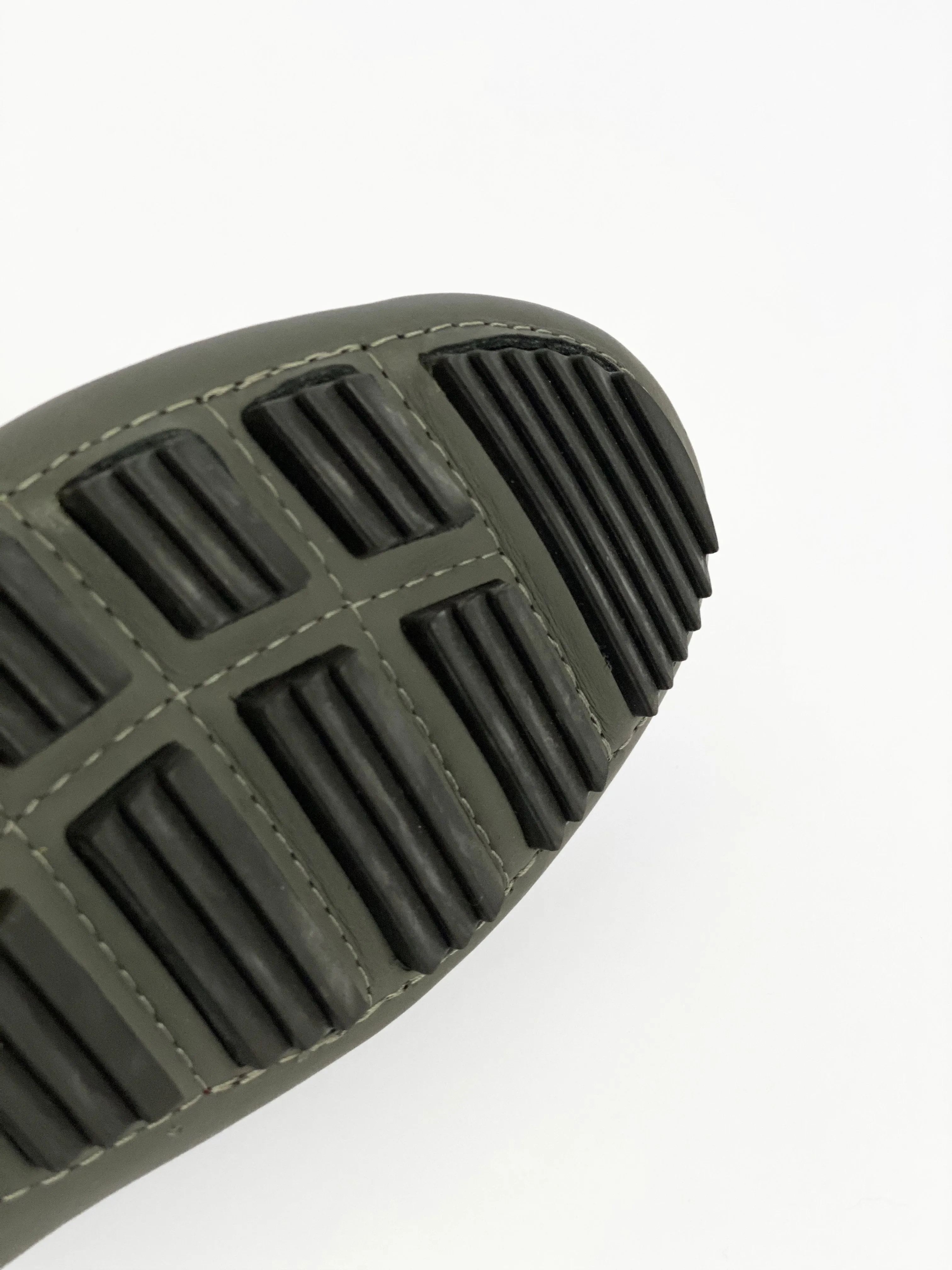 The Classic Gray Moccasin