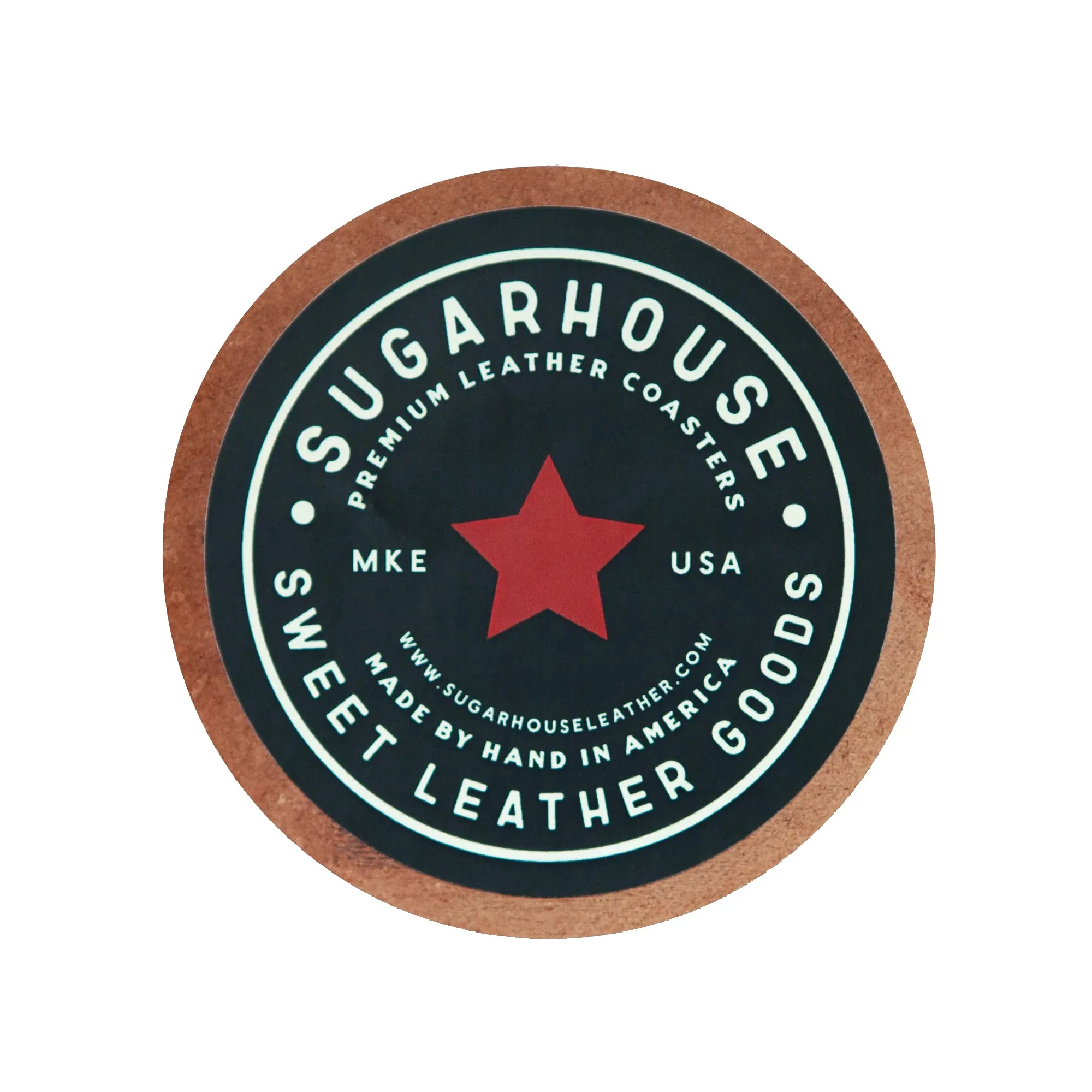 Use a Fucking Coaster Leather Coaster