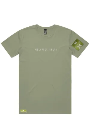 WOLFPACK UNLTD "STATEMENT" LIGHTWEIGHT TEE S/S TEXT LOGO | PITASCHIO
