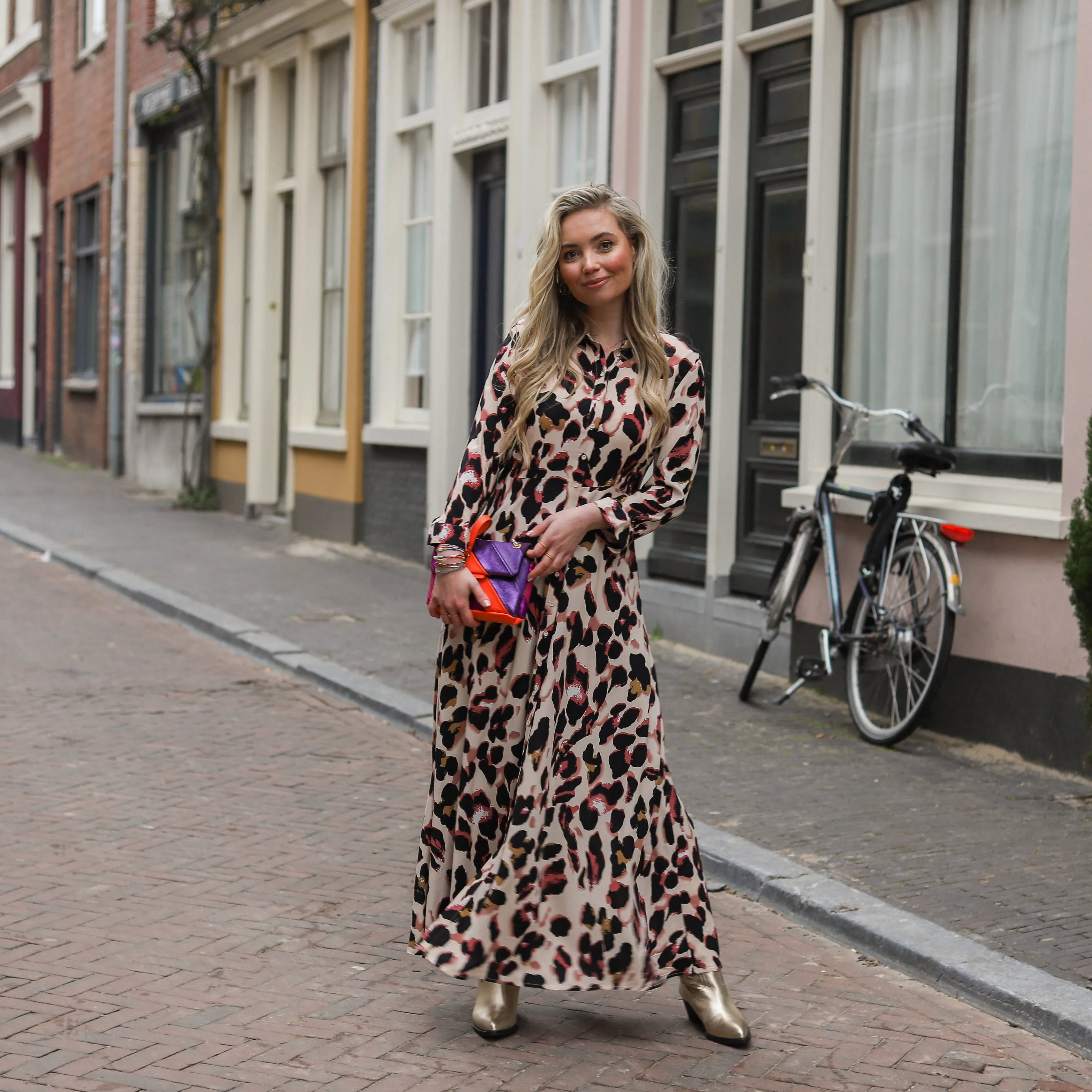 YAS Savanda long dress panter